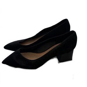 Gibson Latimer Black Suede Heels